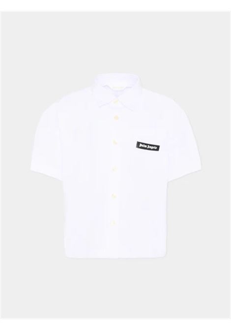 Camicia con stampa PALM ANGELS | PBGG003S26FAB001002